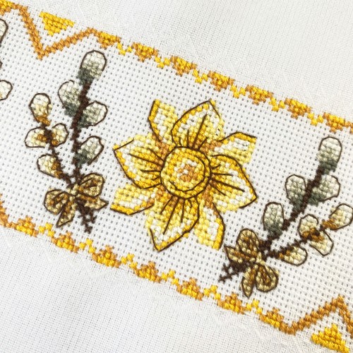 Cross-stitch kits Rushnyk «Blooming Easter Egg» (Easter Scenes), AHE-005  від Абрис Арт - купити з доставкою ✿ Найкраща ціна від виробника ✿ Оптом та в роздріб ✿ Придбати Cross Stitch Towel Kits