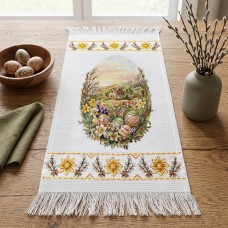 Cross-stitch kits Rushnyk «Blooming Easter Egg» (Easter Scenes)