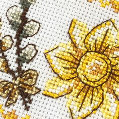 Cross-stitch kits Rushnyk «Blooming Easter Egg» (Easter Scenes)