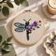 Satin Stitch Embroidery Kit "The Emerald Guest"