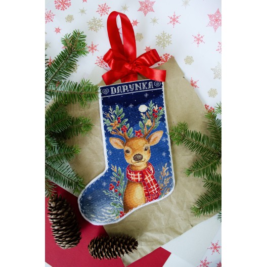 DIY Cross-stitch boot kit Santa’s Helper (Winter tale), AHH-002 від Абрис Арт - купити з доставкою ✿ Найкраща ціна від виробника ✿ Оптом та в роздріб ✿ Придбати Наборы-сапожки для вышивки крестом DIY Cross-stitch boot kit Santa’s Helper (Winter tale), AHH-002 від Абрис Арт - купити з доставкою ✿ Найкраща ціна від виробника ✿ Оптом та в роздріб ✿ Придбати Наборы-сапожки для вышивки крестом