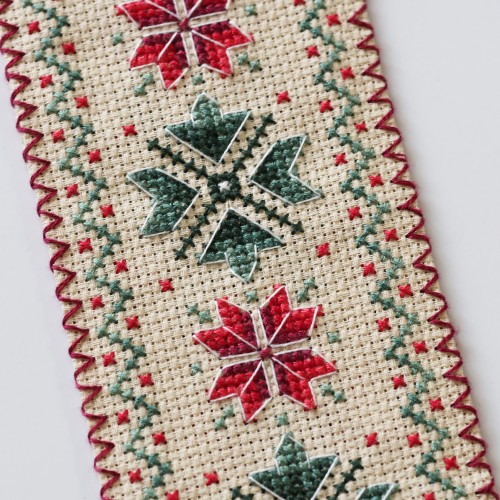 Cross-stitch kits Bookmark "Floral talisman" (Ethnic themes)