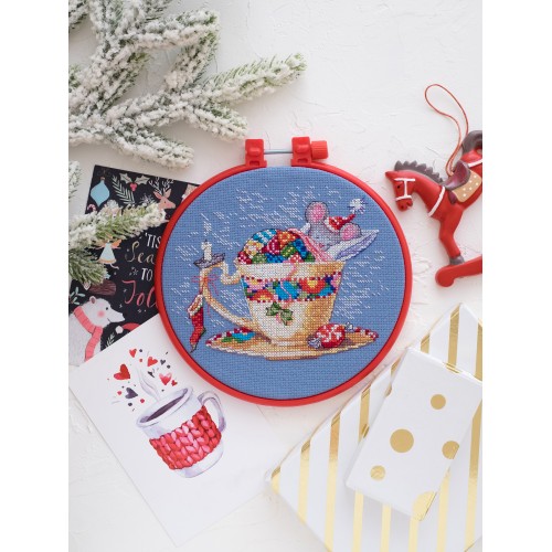 Cross-stitch kits Sweet dreams, AHM-015 by Abris Art - buy online! ✿ Fast delivery ✿ Factory price ✿ Wholesale and retail ✿ Purchase Kits-miniature for cross stitch
