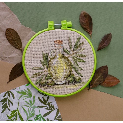 Cross-stitch kits Olive aroma, AHM-082  від Абрис Арт - купити з доставкою ✿ Найкраща ціна від виробника ✿ Оптом та в роздріб ✿ Придбати Kits-miniature for cross stitch