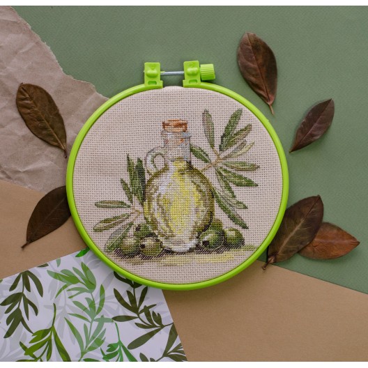 Cross-stitch kits Olive aroma, AHM-082  від Абрис Арт - купити з доставкою ✿ Найкраща ціна від виробника ✿ Оптом та в роздріб ✿ Придбати Kits-miniature for cross stitch