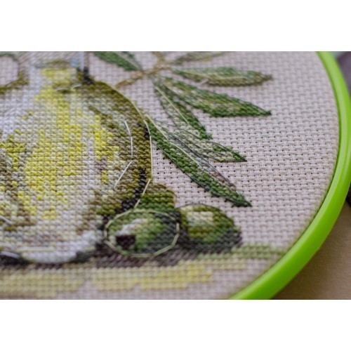 Cross-stitch kits Olive aroma, AHM-082  від Абрис Арт - купити з доставкою ✿ Найкраща ціна від виробника ✿ Оптом та в роздріб ✿ Придбати Kits-miniature for cross stitch