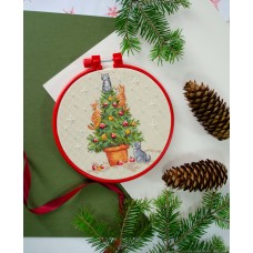 Cross-stitch kits The naughty cats (Winter tale)