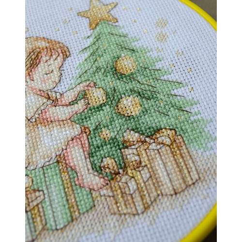 Cross-stitch kits Little Christmas Angel (Winter tale)