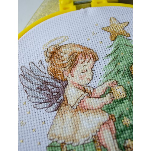 Cross-stitch kits Little Christmas Angel (Winter tale)