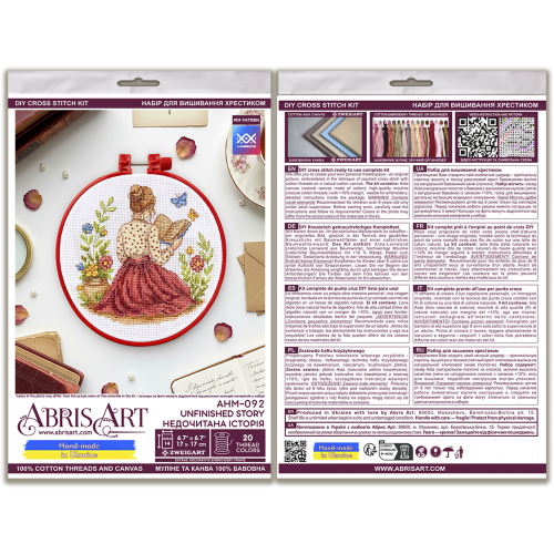 Cross-stitch kits Unfinished story (Romantic Stories), AHM-092 від Абрис Арт - купити з доставкою ✿ Найкраща ціна від виробника ✿ Оптом та в роздріб ✿ Придбати Kits-miniature for cross stitch Cross-stitch kits Unfinished story (Romantic Stories), AHM-092 від Абрис Арт - купити з доставкою ✿ Найкраща ціна від виробника ✿ Оптом та в роздріб ✿ Придбати Kits-miniature for cross stitch