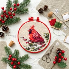 Cross-stitch kits Winter Cardinal (Winter tale)