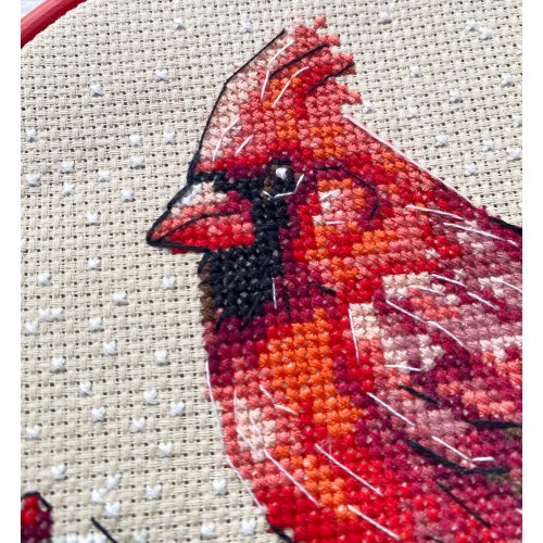 Cross-stitch kits Winter Cardinal (Winter tale), AHM-096 від Абрис Арт - купити з доставкою ✿ Найкраща ціна від виробника ✿ Оптом та в роздріб ✿ Придбати Kits-miniature for cross stitch Cross-stitch kits Winter Cardinal (Winter tale), AHM-096 від Абрис Арт - купити з доставкою ✿ Найкраща ціна від виробника ✿ Оптом та в роздріб ✿ Придбати Kits-miniature for cross stitch