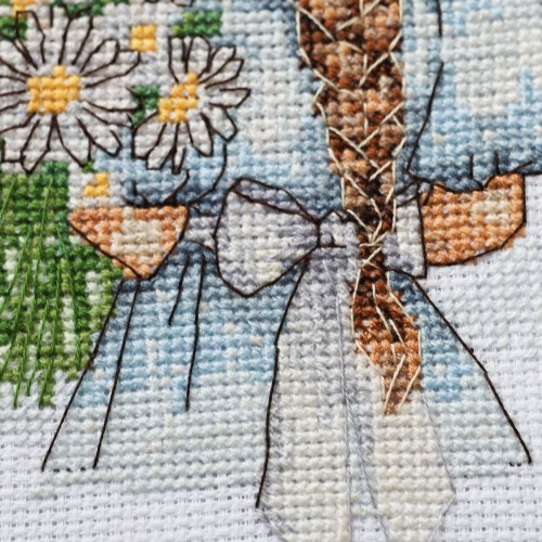 Cross-stitch kits Daisies for her (Romantic Stories), AHM-099  від Абрис Арт - купити з доставкою ✿ Найкраща ціна від виробника ✿ Оптом та в роздріб ✿ Придбати Kits-miniature for cross stitch