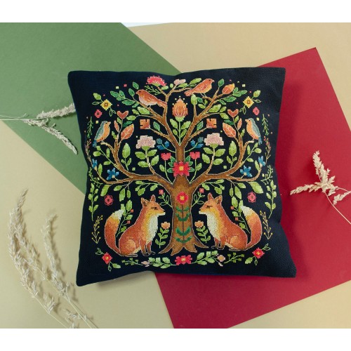 Cross-stitch kits The Tree of Forest Tales (Ethnic themes), AHP-021  від Абрис Арт - купити з доставкою ✿ Найкраща ціна від виробника ✿ Оптом та в роздріб ✿ Придбати Cushion kits with cross stitch