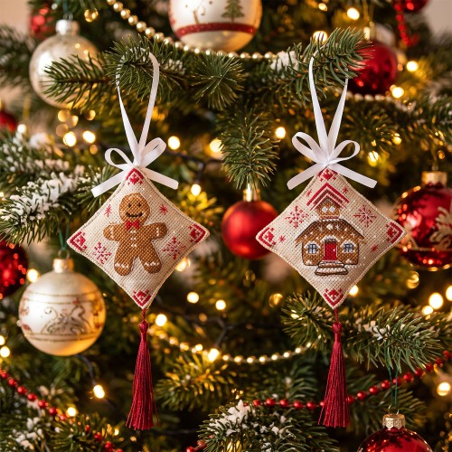 Cross-stitch kits three-dimensional decoration Christmas Treat (Winter tale), AHT-005  від Абрис Арт - купити з доставкою ✿ Найкраща ціна від виробника ✿ Оптом та в роздріб ✿ Придбати Cross stitch kits to create 3D decoration