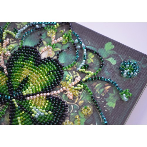 Main Bead Embroidery Kit Lucky kaleidoscope, AM-251  від Абрис Арт - купити з доставкою ✿ Найкраща ціна від виробника ✿ Оптом та в роздріб ✿ Придбати Sets-mini-for embroidery with beads on canvas