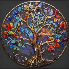 Mini Bead embroidery kit The color of life