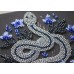 Mini Bead embroidery kit Silver serpentine (Deco Scenes)