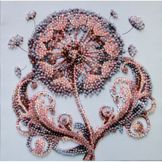 Mini Bead embroidery kit Weightless tenderness, AM-258  від Абрис Арт - купити з доставкою ✿ Найкраща ціна від виробника ✿ Оптом та в роздріб ✿ Придбати Sets-mini-for embroidery with beads on canvas