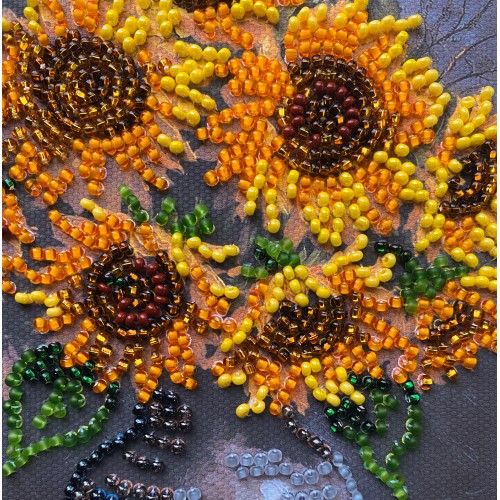 Mini Bead embroidery kit Homely sunflowers (Still life), AM-269 від Абрис Арт - купити з доставкою ✿ Найкраща ціна від виробника ✿ Оптом та в роздріб ✿ Придбати Sets-mini-for embroidery with beads on canvas Mini Bead embroidery kit Homely sunflowers (Still life), AM-269 від Абрис Арт - купити з доставкою ✿ Найкраща ціна від виробника ✿ Оптом та в роздріб ✿ Придбати Sets-mini-for embroidery with beads on canvas