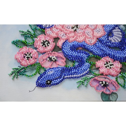 Mid-sized bead embroidery kit Embrace of nature (Deco Scenes)