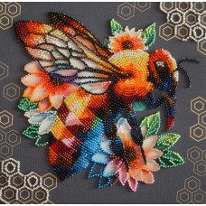 Mid-sized bead embroidery kit Honey mosaic (Deco Scenes)