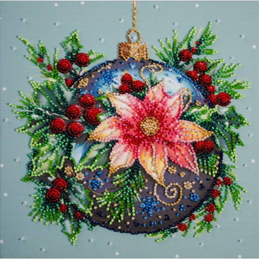 Mid-sized bead embroidery kit Christmas glow (Deco Scenes), AMB-113  від Абрис Арт - купити з доставкою ✿ Найкраща ціна від виробника ✿ Оптом та в роздріб ✿ Придбати Sets MIDI for beadwork