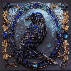 Mid-sized bead embroidery kit Shade of night (Deco Scenes)