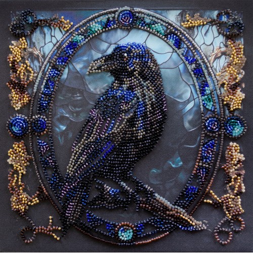 Mid-sized bead embroidery kit Shade of night (Deco Scenes), AMB-120  від Абрис Арт - купити з доставкою ✿ Найкраща ціна від виробника ✿ Оптом та в роздріб ✿ Придбати Sets MIDI for beadwork