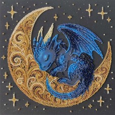Mid-sized bead embroidery kit Little One of Moonlit Legends (Fantasy)