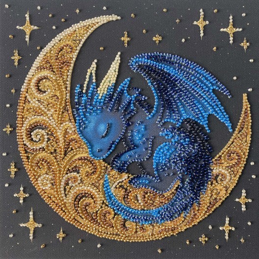 Mid-sized bead embroidery kit Little One of Moonlit Legends (Fantasy), AMB-130  від Абрис Арт - купити з доставкою ✿ Найкраща ціна від виробника ✿ Оптом та в роздріб ✿ Придбати Sets MIDI for beadwork