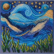 Mid-sized bead embroidery kit The grandeur of the depths (Animals)