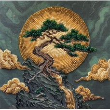 Mid-sized bead embroidery kit Tree of Wisdom (Deco Scenes)
