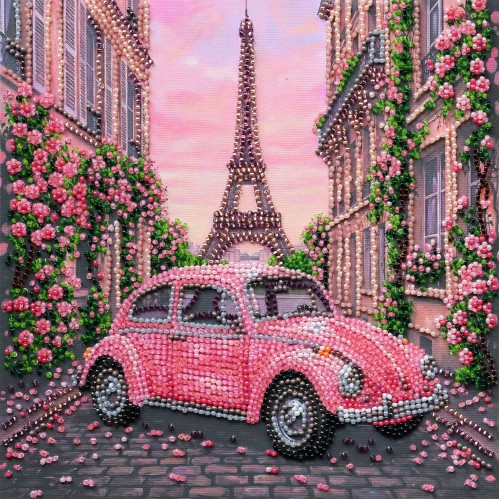Mid-sized bead embroidery kit La Vie en rose (Transport), AMB-141  від Абрис Арт - купити з доставкою ✿ Найкраща ціна від виробника ✿ Оптом та в роздріб ✿ Придбати Sets MIDI for beadwork