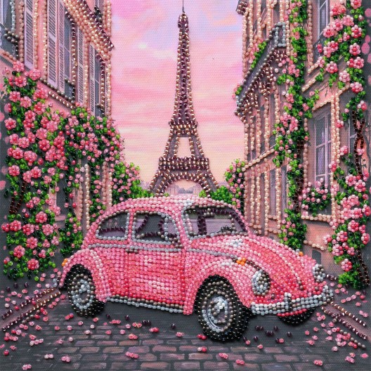 Mid-sized bead embroidery kit La Vie en rose (Transport), AMB-141  від Абрис Арт - купити з доставкою ✿ Найкраща ціна від виробника ✿ Оптом та в роздріб ✿ Придбати Sets MIDI for beadwork