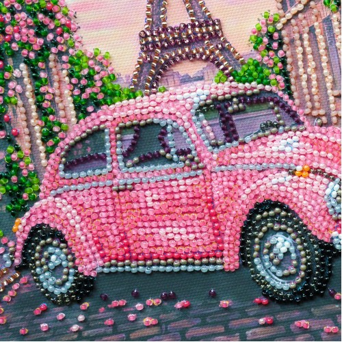 Mid-sized bead embroidery kit La Vie en rose (Transport), AMB-141  від Абрис Арт - купити з доставкою ✿ Найкраща ціна від виробника ✿ Оптом та в роздріб ✿ Придбати Sets MIDI for beadwork