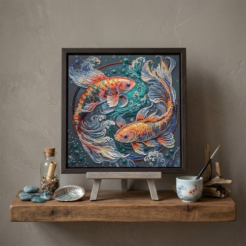 Mid-sized bead embroidery kit Dancing among the waves (Animals), AMB-142  від Абрис Арт - купити з доставкою ✿ Найкраща ціна від виробника ✿ Оптом та в роздріб ✿ Придбати Sets MIDI for beadwork