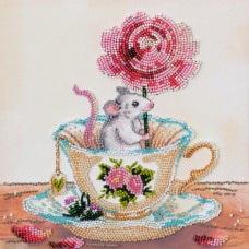 Mid-sized bead embroidery kit A touch of spring (Animals and birds)