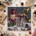 Mid-sized bead embroidery kit Cookies for Santa (Winter tale), AMB-148  від Абрис Арт - купити з доставкою ✿ Найкраща ціна від виробника ✿ Оптом та в роздріб ✿ Придбати Sets MIDI for beadwork