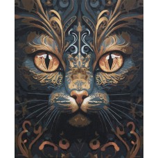 Paint by Numbers The look of a witch (Animals and birds)