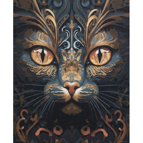 Paint by Numbers The look of a witch (Animals and birds), APN-003  від Абрис Арт - купити з доставкою ✿ Найкраща ціна від виробника ✿ Оптом та в роздріб ✿ Придбати Картини по номерам