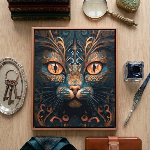 Paint by Numbers The look of a witch (Animals and birds), APN-003  від Абрис Арт - купити з доставкою ✿ Найкраща ціна від виробника ✿ Оптом та в роздріб ✿ Придбати Картини по номерам