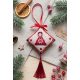 3D Cross Stitch Ornament Kit "Festive little angel"