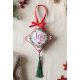 3D Cross Stitch Ornament Kit "Christmas joy"