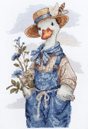 Cross Stitch Kit "The yard master"