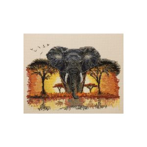 Cross Stitch Kit "Master of the Savannah"