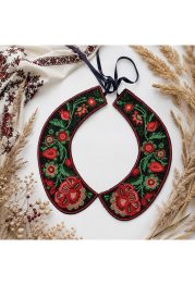 Bead Embroidery Kit on Art Canvas "Collar “Ethno Code”"