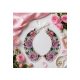 Bead Embroidery Kit on Art Canvas "Collar "Rose Veil""