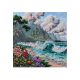 Midi Bead Embroidery Kit on Art Canvas "Blue Lagoon"