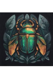Paint by Numbers Kit on Art Canvas "Emerald beetle"